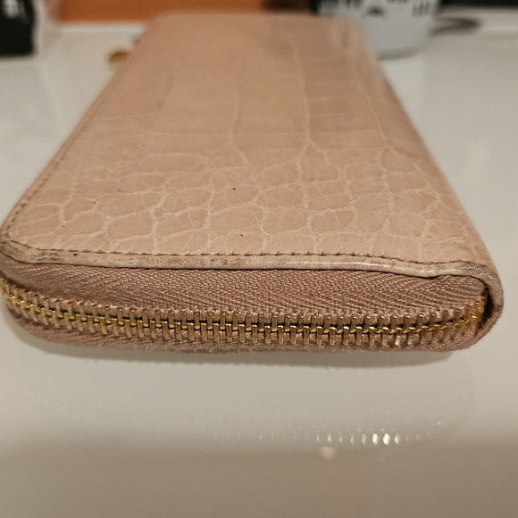 Authentic miumiu Wallet Long Wallet Pink Gold Woman - Picture 9 of 13